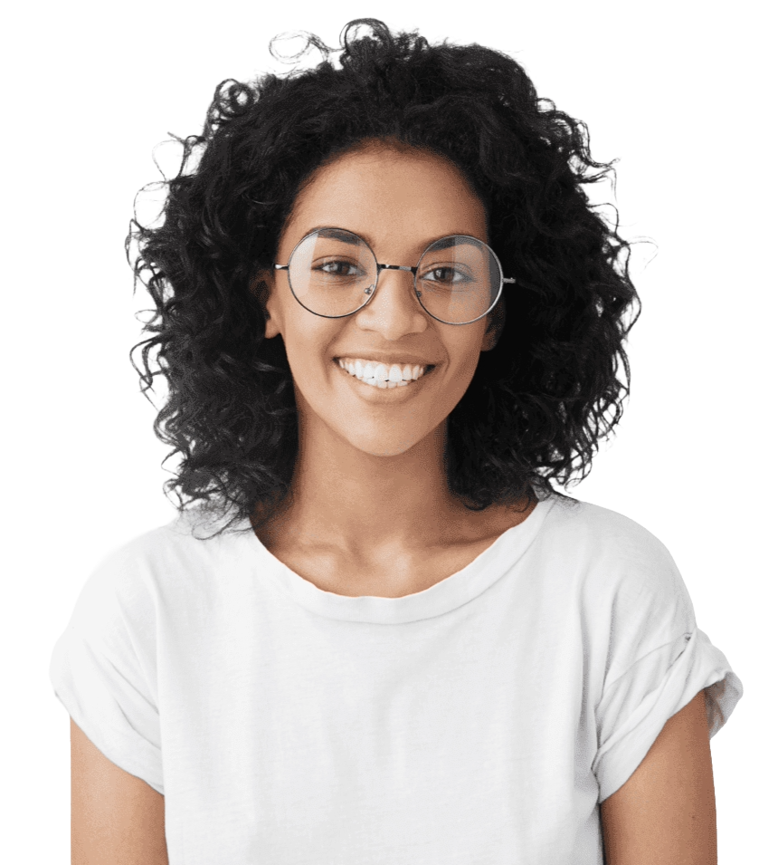 Friendly female dentist smiling